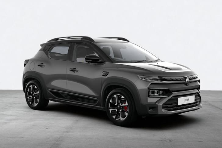 Renault Kiger Color Mystery Black   Shadow Grey (dual Tone)